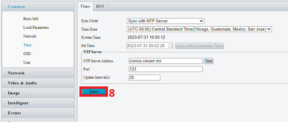 ¿cómo Configurar La Fecha Y Hora De Tus Cámaras Ip Unv Con Servidor Ntp Centro De Ayudaemk 4006