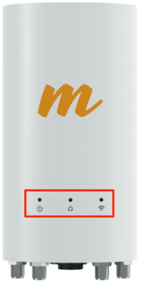Ubicación de los LEDs en el Mimosa A5c