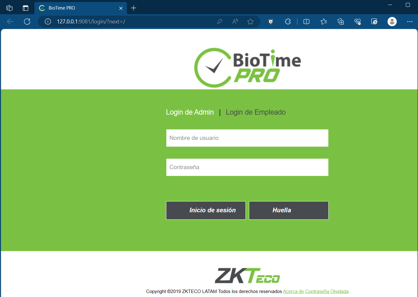 ¿Cómo instalar Biotime Pro? – Centro de Ayuda Tecnosinergia ...